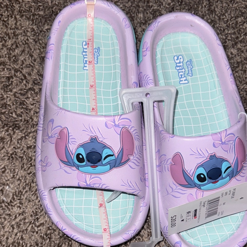 Disney Kids Slippers - Lavender and Aqua - Picture 1 of 6